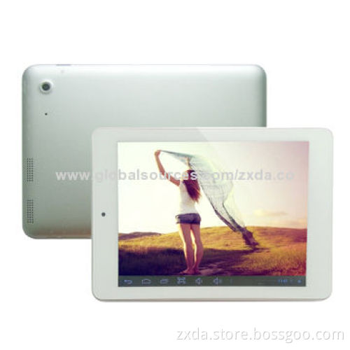 8-inch Tablet PC, Actions ATM7029 Quad-core/ARM Cortex A9 Family at 1.0GHz (up to 1.2GHz) CPU